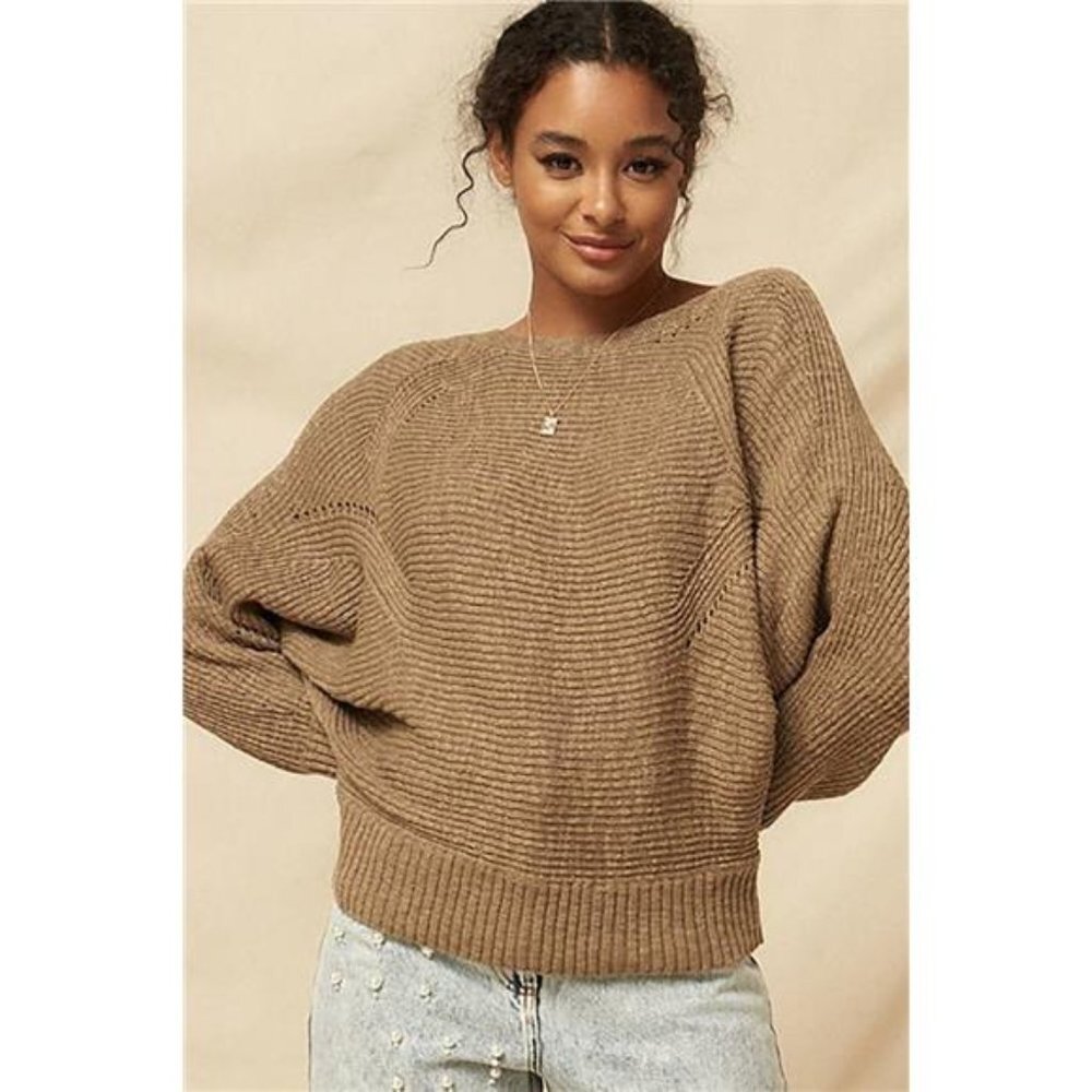 NWT! Ribbed Knit Sweater
